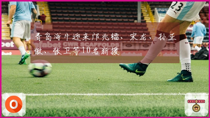 青岛海牛迎来邝兆镭、宋龙、孙正傲、张卫等10名新援